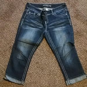 Maurice's denim capri's