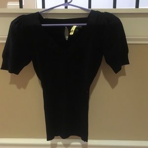 Size small short sleeve V-neck Bebe sweater