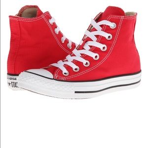 Red Hightop Converse