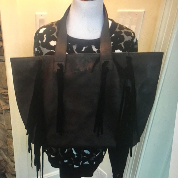 Mario Valentino Handbags - Valentino Garavani Cherokee Fringe Tote