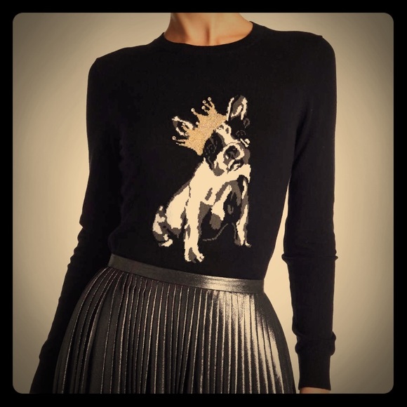 Ted Baker Sweaters - TED BAKER LONDON ASHORNE EMBELLISHED DOG SWEATER