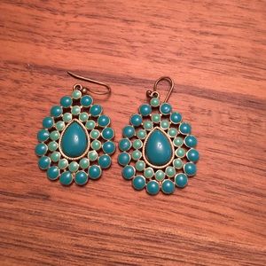 STELL &a DOT EARRINGS. TURQUOISE.