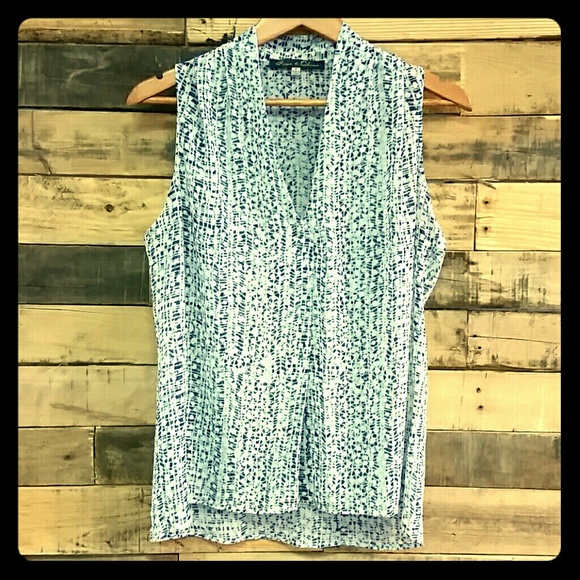 Rose & Olive sleeveless blouse.