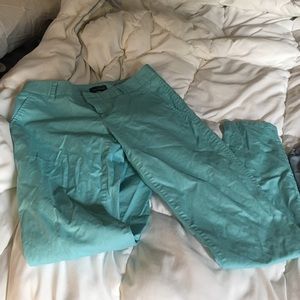 Size 0 turquoise lightweight pants