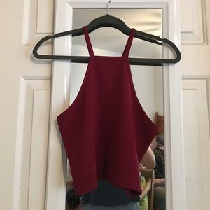 Red Crop Top