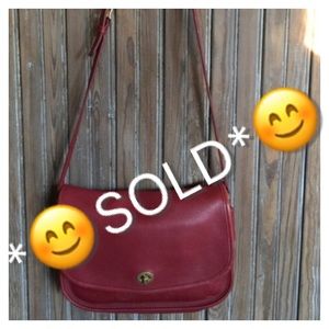 ❌❤️SOLD❤️❌RARE VINTAGE COACH Crossbody purse
