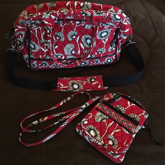 Vera Bradley Laptop Bag & Matching Purse