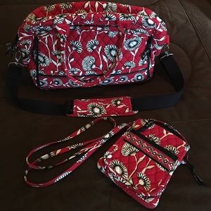 Vera Bradley Laptop Bag & Matching Purse