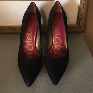 Sam Edelman Black Suede Pumps