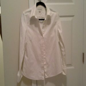 White oxford shirt by Banana Republic