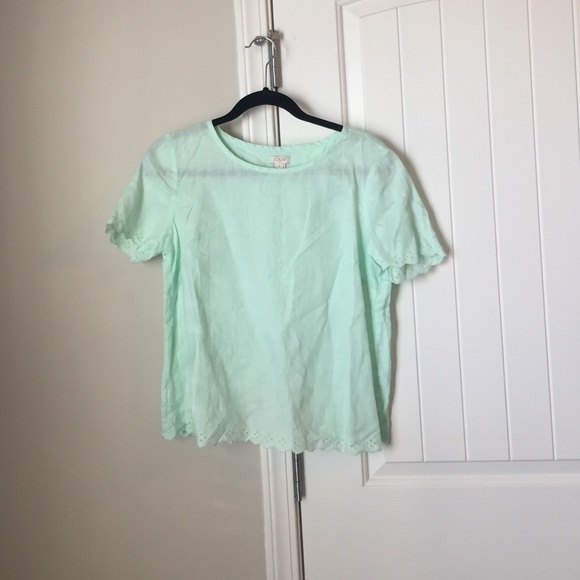 Mint open back top