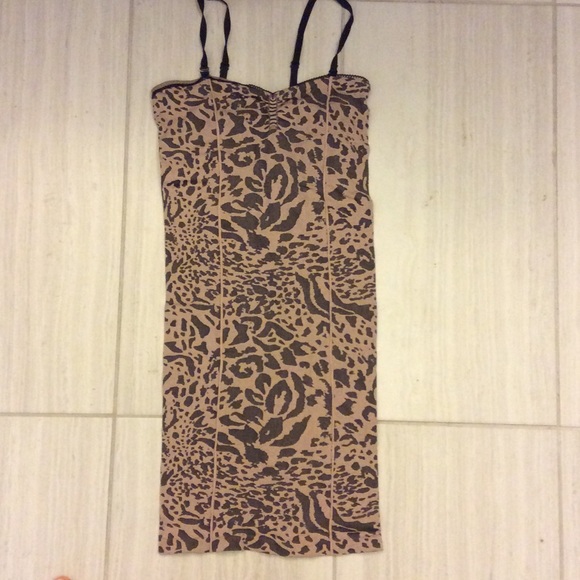 Free People intimates in leopard print