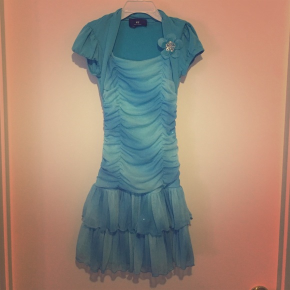 Blue mermaid dress
