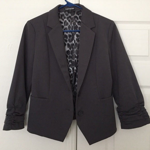 Gray express blazer