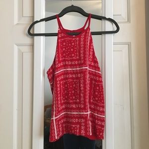 Red Bandana Tank