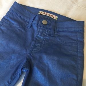 Jeans with wax finish