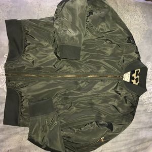 Forest Green Bomber Jacket