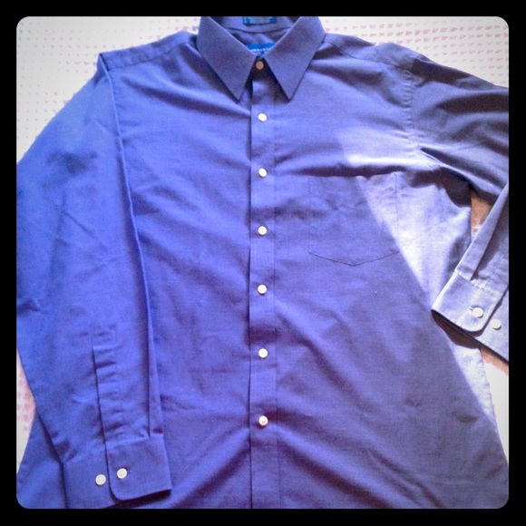 Men’s Towncraft broadcloth dress shirt