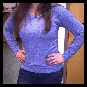 Blue long sleeve top/sweater