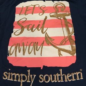 Simply Southern navy t-shirt