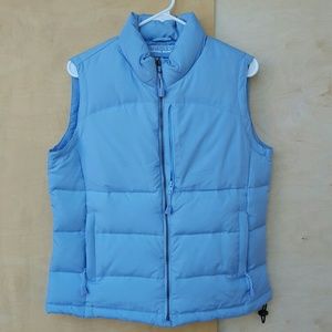 Sky blue puffy Vest