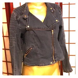 Denim Moto Jacket