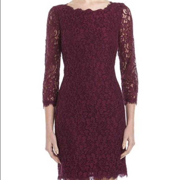 Diane von Furstenberg NWT Zarita Lace Sheath Dress