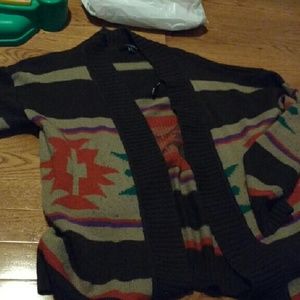 F21 aztec sweater