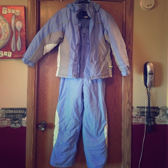 Girls ski coat & bibs