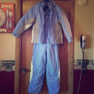 Girls ski coat & bibs