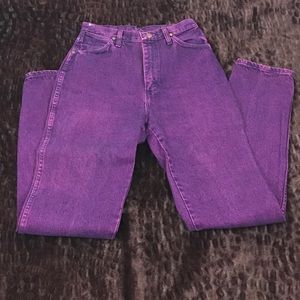 Wrangler Purple/pink vintage jeans sz9/10
