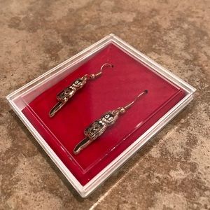 Kit Cat Jewelry - NIB Kit-Cat Clock enamel earrings - hinged tail! Kit Cat Jewelry - NIB Kit-Cat Clock enamel earrings - hinged tail!