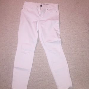 GAP White Ankle Jeggings