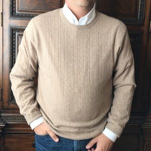 Cashmere, Saks Fifth Avenue sweater, men's M
