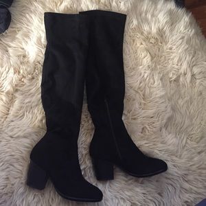 Black Over The Knee Boots