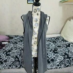 H&M Tops - Grey cover up vest H&M Tops - Grey cover up vest