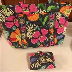 Vera Bradley tote & wallet