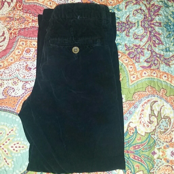 Boys  corduroy navy blue pants gap