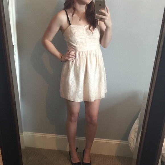 Light cream dress