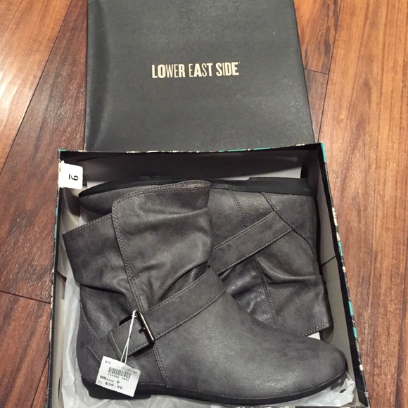 Grey booties
