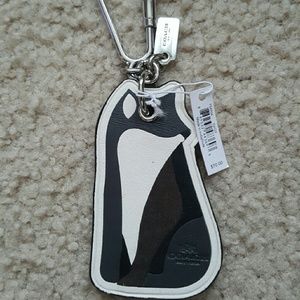 COACH Fob Fox Keychain NWT