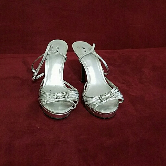 Silver apartment 9 heels