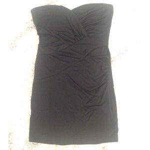 Little black dress with cutouts