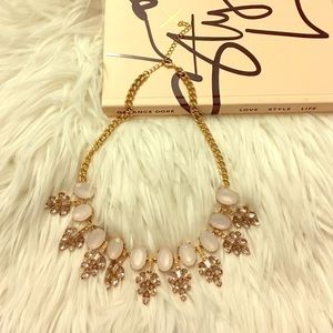 Pretty Purple + Gold Necklace