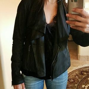 Black Vince leather jacket