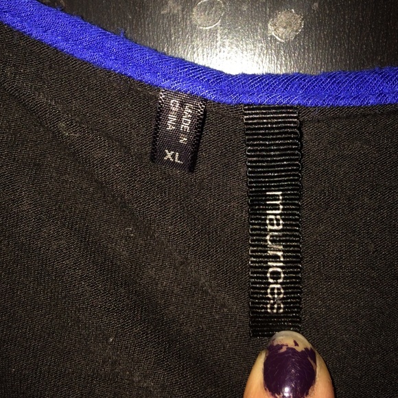 Maurice's Black & White Sleeveless Stripped Shirt - Picture 4 of 4