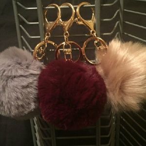 3 fur keychain