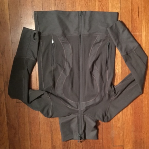 Lululemon In stride jacket - dark grey, size 6