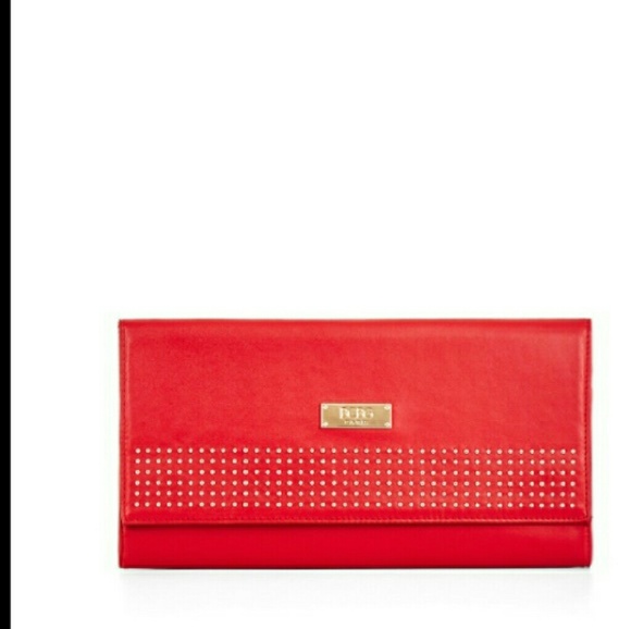 BCBG studded clutch!