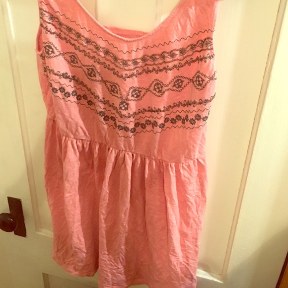 Coral Beaded Dress